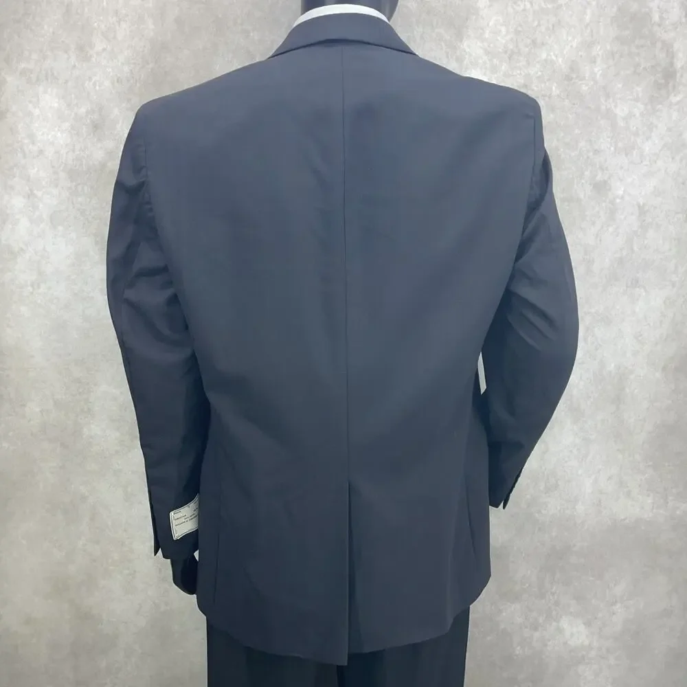 NWT Jos A Bank Mens 43R Navy Exec Collection Superfine Wool Blazer Suit Jacket